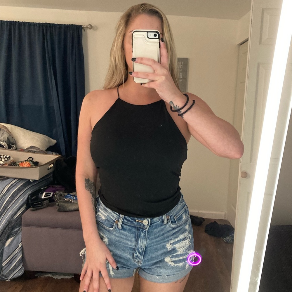Gaze Black Top